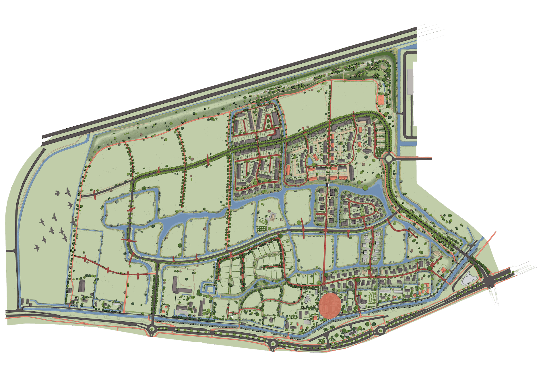 Plankaart Wevershof 2021